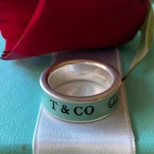 💫 TIFFANY & CO. 1837  TIFFANY BLUE RING 💫 RARE💫